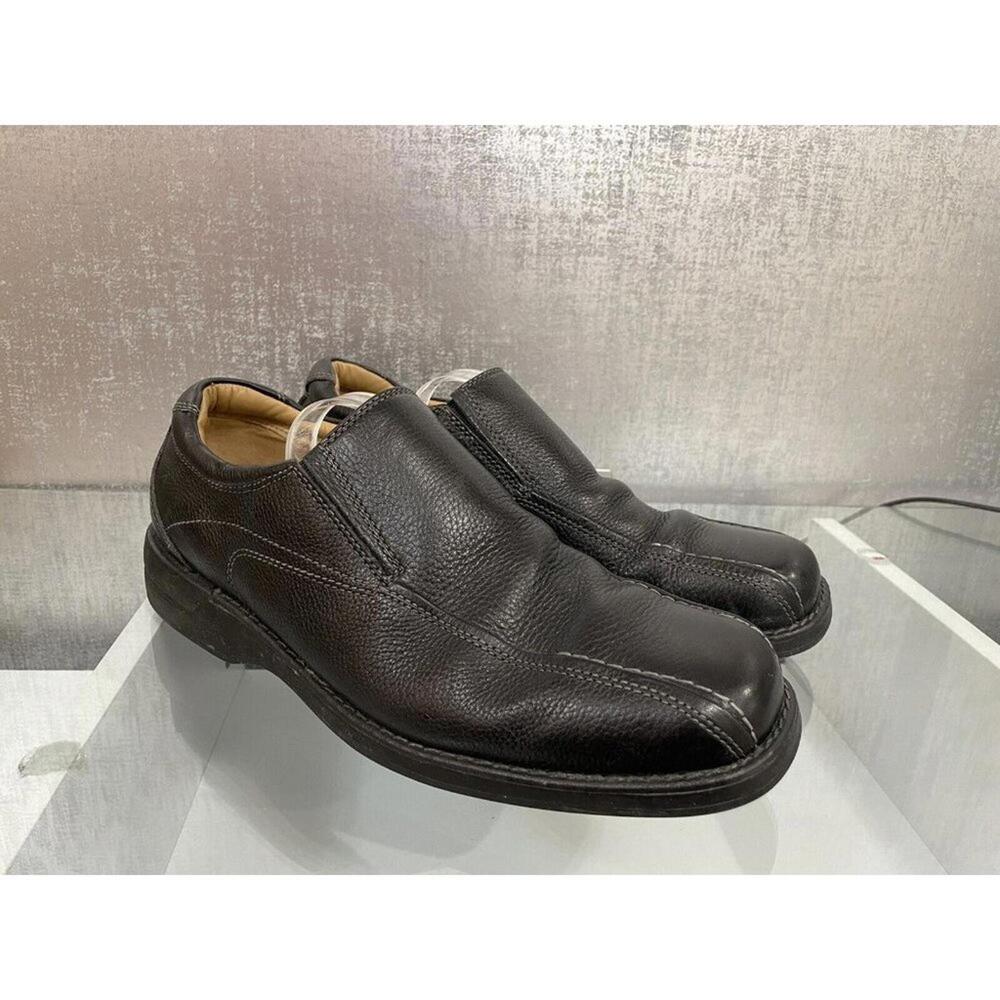 Dockers Pro Style Leather Slip On Loafer Shoes Size 9M (F34)